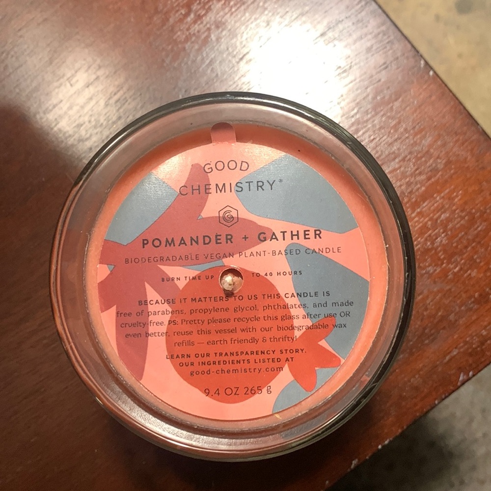 Good Chemistry candle